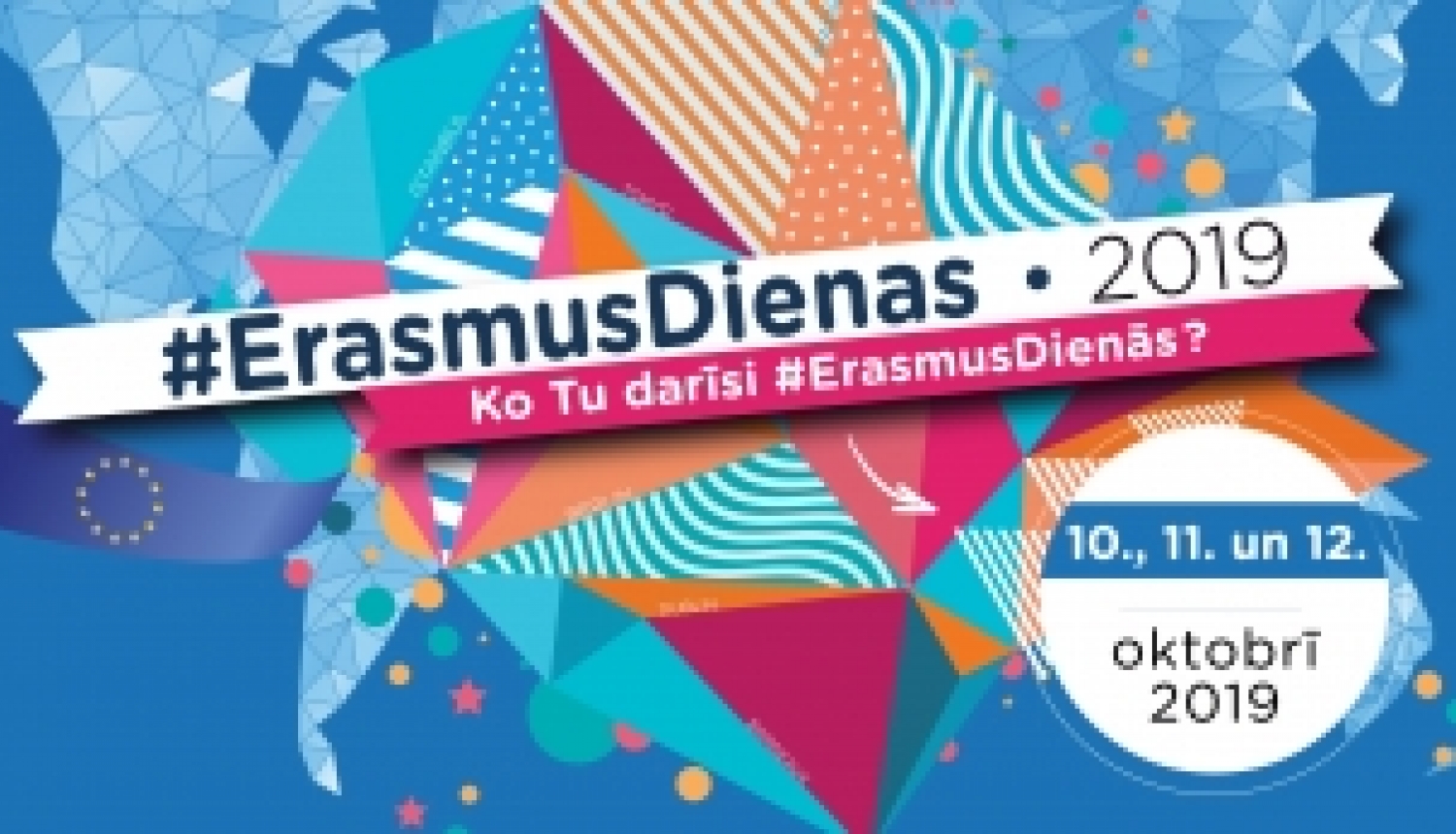Projektu īstenotājus aicina iesaistīties #ErasmusDienās 2019
