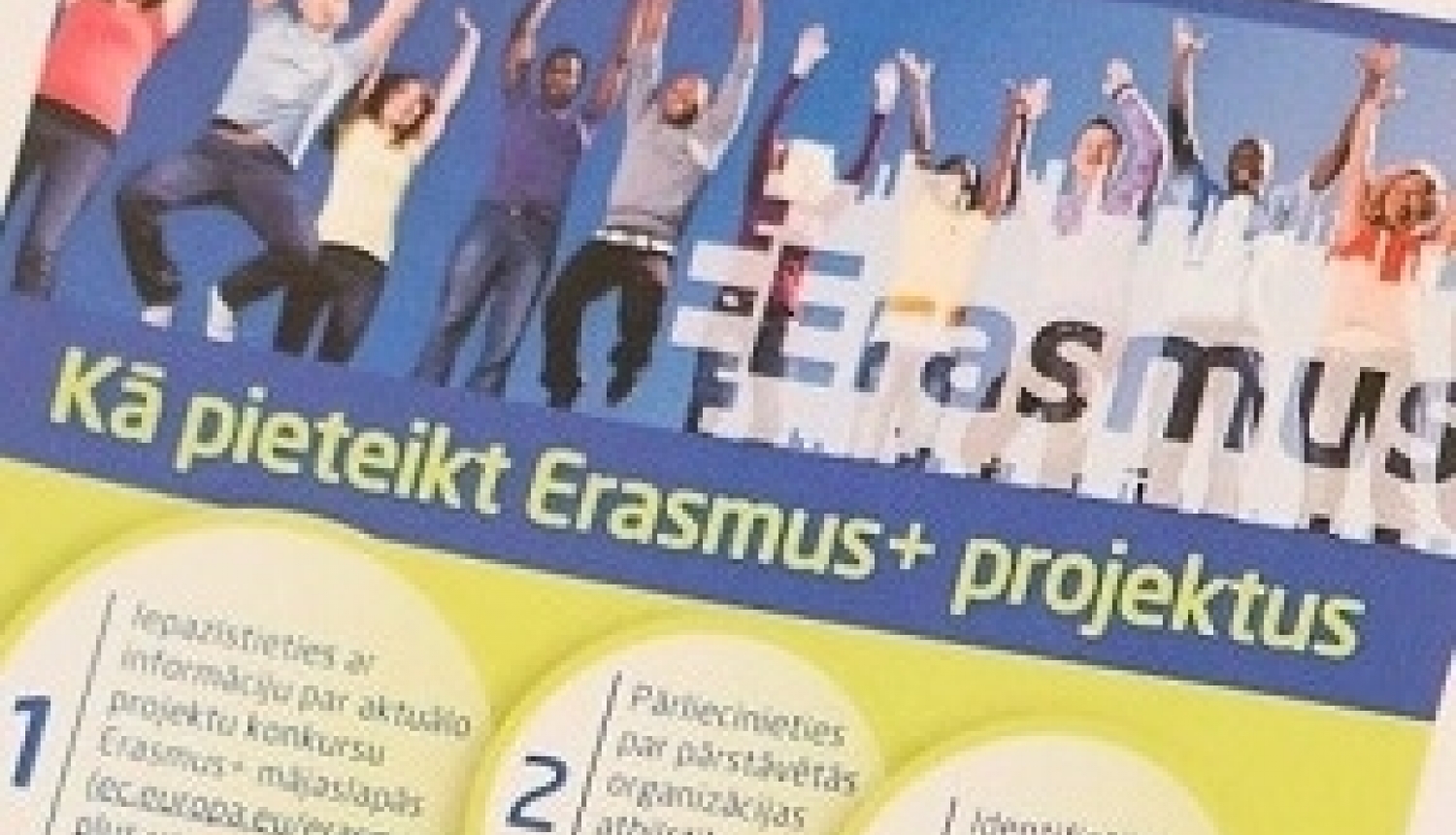 Izsludina 2017. gada konkursu Erasmus+ projektu pieteikumiem