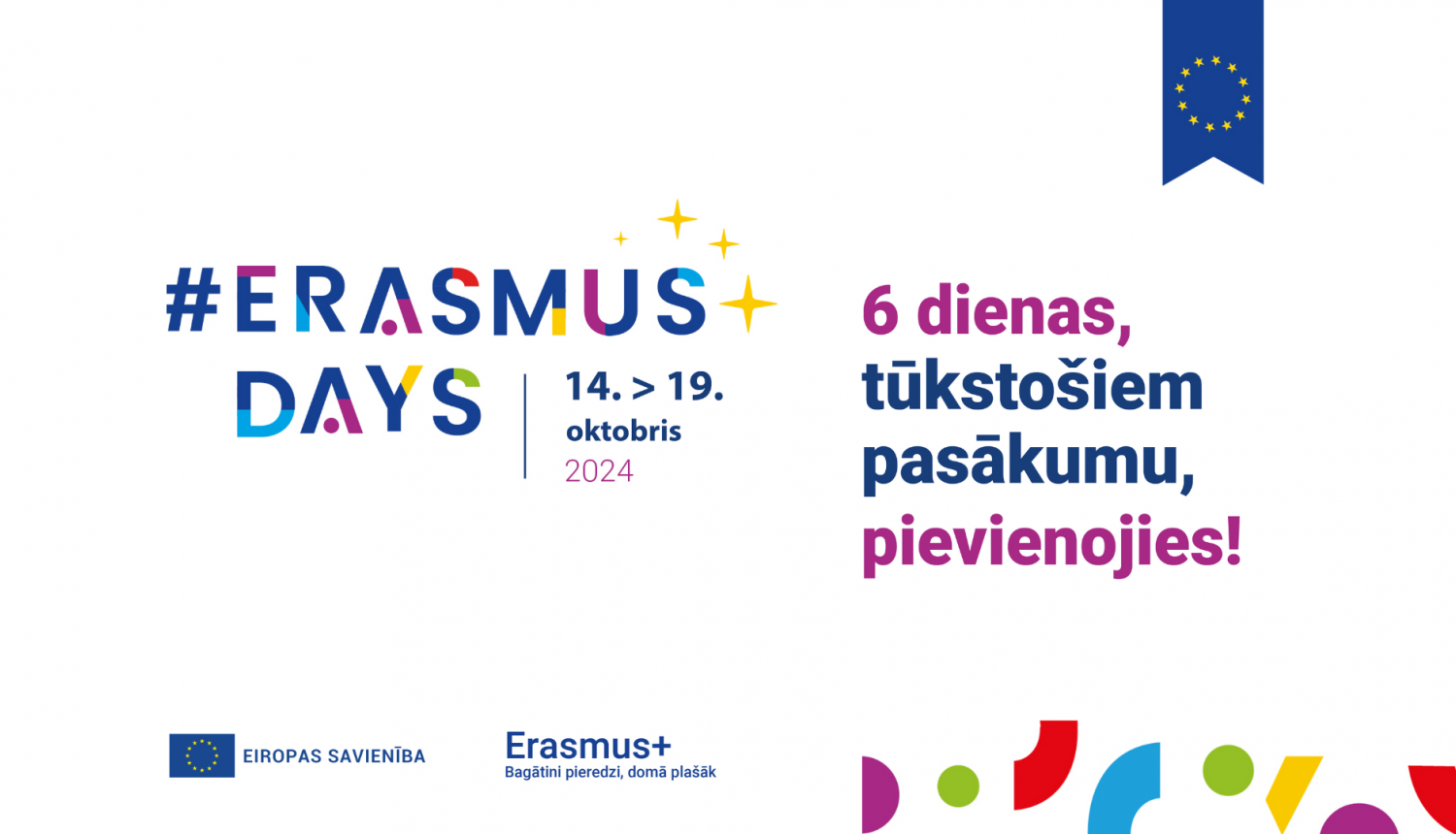 Erasmus dienas 2024 vizuālis